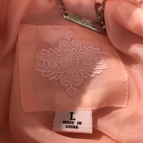 NEW Jou Jou Girls Sherpa Button Snap Front Jacket, Size Youth Large, Pink - Picture 3 of 5